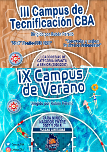 Campus de verano y tecnificación CB Almansa