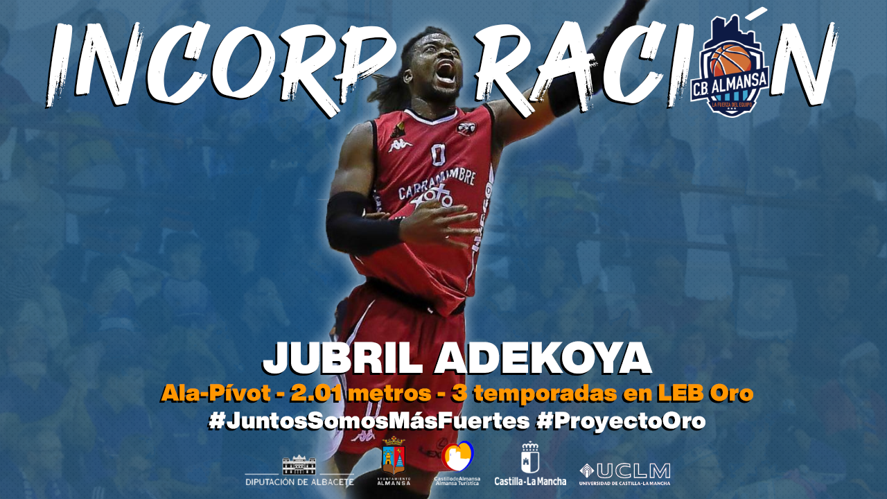 Jubril Adekoya, nuevo jugador del CB Almansa