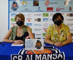 Ana Matea y Matilde Cuenca presentan la temporada 2021/2022 cb almansa