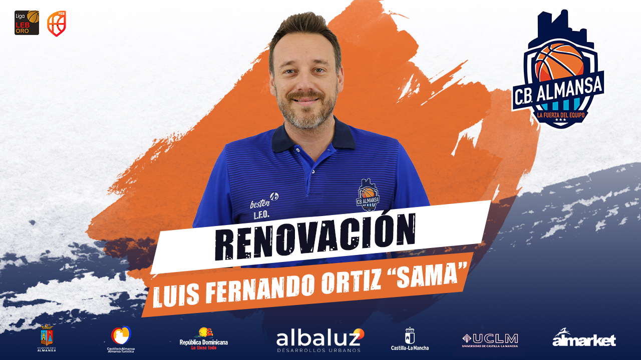 Luis Fernando Ortiz Sama continuará en el CB Almansa por sexta temporada consecutiva