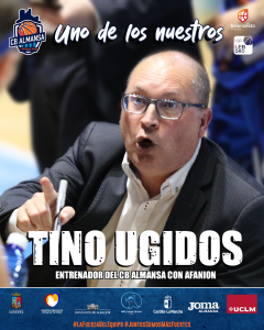 Tino Ugidos, nuevo entrenador del CB Almansa con AFANION