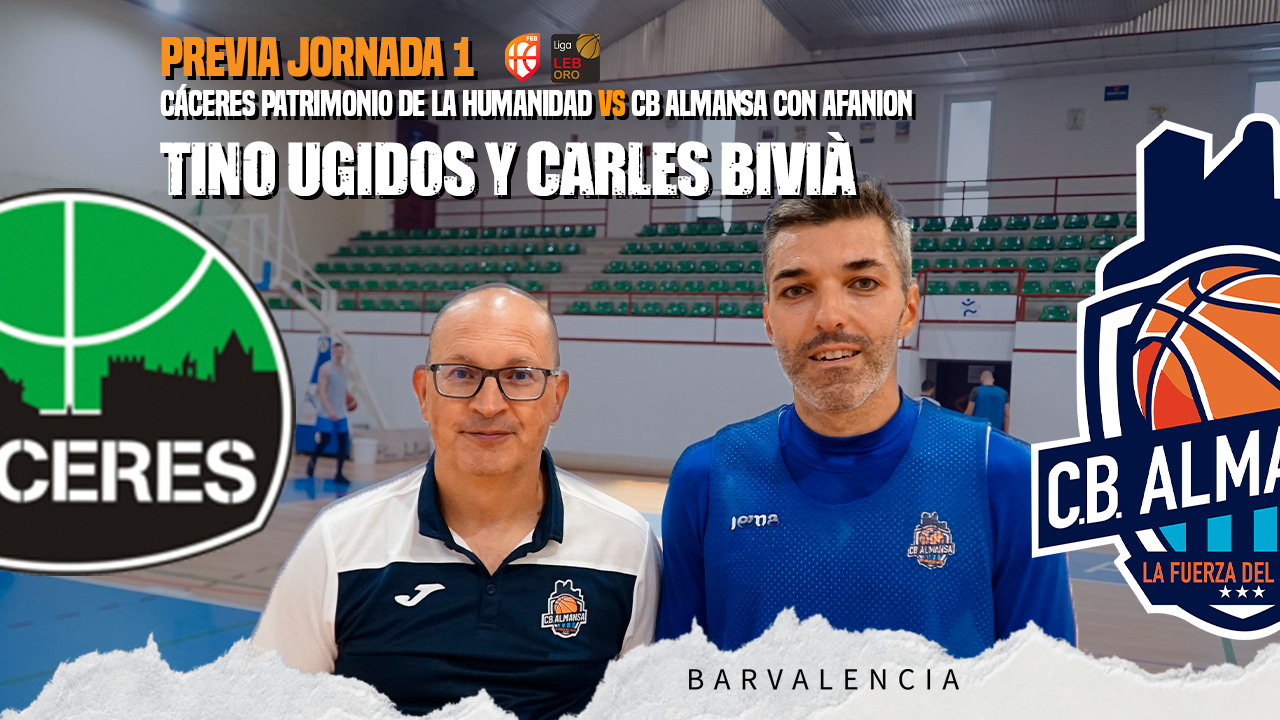La previa de la jornada 1: Cáceres Basket vs CB Almansa con AFANION