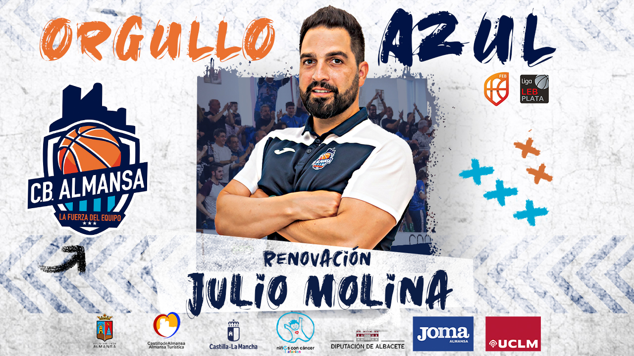 Julio Molina renueva con el CB Almansa con AFANION